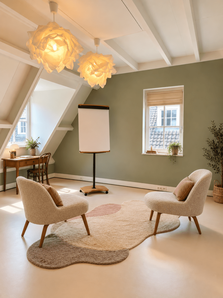 Mooie moderne Flip over in onze aparte coach ruimte op de eerste verdieping van onze locatie in Huizen